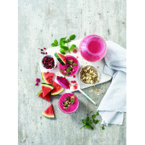 KENWOOD Glass Blender 800W Smoothie Blender/Smoothie Maker 1.5L, Silver - BLP44.270SS