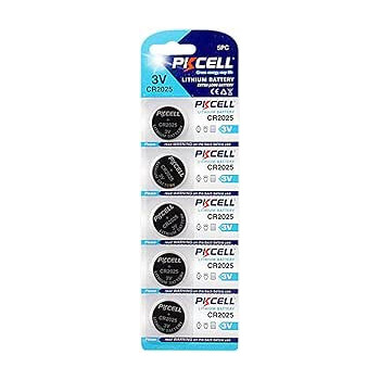 5 Pcs 3V Lithium Button Cell CR2025 Coin Battery Batteries by PKCELL