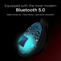Lenovo Hd200 17Cm Bluetooth Wireless Over Ear Headphone - Black