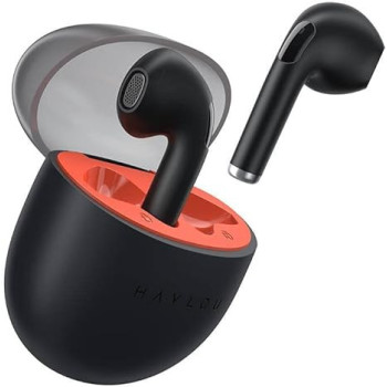 Haylou X1 NEO True Wireless Earbuds with Bluetooth 5.0, Noise-Cancelling Technology, IPX5 Water Resistance, and 15-Hour Battery Life - Black