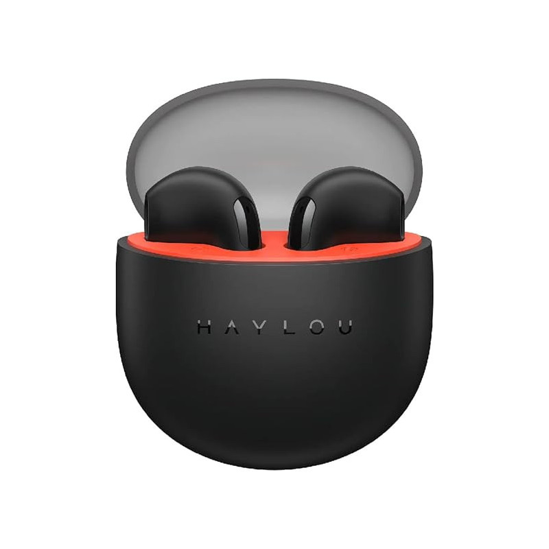 Haylou X1 NEO True Wireless Earbuds with Bluetooth 5.0, Noise-Cancelling Technology, IPX5 Water Resistance, and 15-Hour Battery Life - Black
