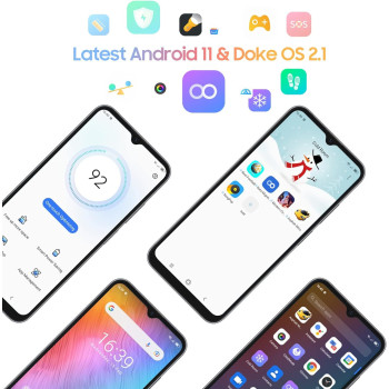 Mobile Phone, Blackview A95 Smartphones, 4G Dual SIM Android Phone, 8GB+128GB ROM Android 11, 20MP+8MP, 4380mAh Battery 18W Fast Charging