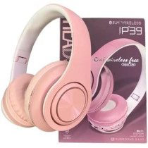 My-Tech Bluetooth Wireless Headphone Headset Stereo Bluetooth V5.1 Over-Ear Pads Built-in Microphone Adjustable (Black)