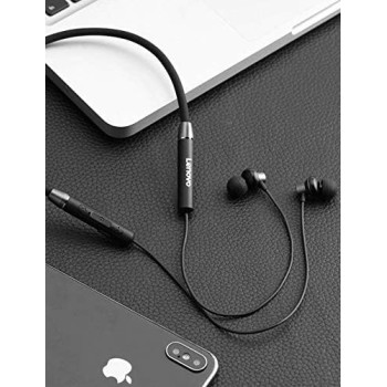 Lenovo Wireless Neckband Earphone He05 (Black)