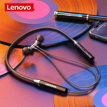 Lenovo Wireless Neckband Earphone He05 (Black)