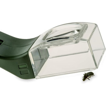 Carson HU-10 BugView Bug Catcher with Built in Magnifier, Green