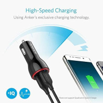 Anker PowerDrive 2 Alloy Metal USB Mini Car Charger, Silver