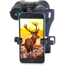 Carson IB-700 HookUpz Universal Smartphone Digiscoping Adapter for Full Sized Binoculars, Black
