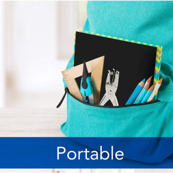 Swingline 1 Hole Punch, Single Hole Puncher, 5 Sheet Capacity, Classic Office Paper Punch for Craft Paper, DIY Crafts, Perfect for Home Office School Supplies, Chrome (74005)