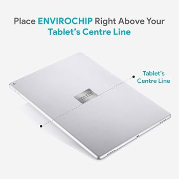 Enviro Chip - Radiation Protection Chip For Tablets & Wifi Routers With Clinically Tested Technology Silver