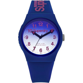 Superdry Unisex Analogue Quartz Watch with Silicone Strap SYG198UU