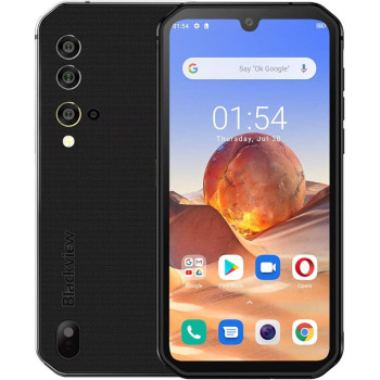 Blackview BV9900E Android 10 Helio P90 Octa Core 6 + 128GB Mobile Phone 48MP Quad Rear Camera NFC Smartphone Global 4G (Gray)