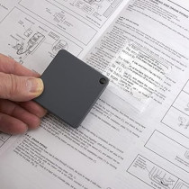 Carson GN-44 Magniflip Plus Folding 2.5x/5x/7x Pocket Magnifier with Built-In Case, Black