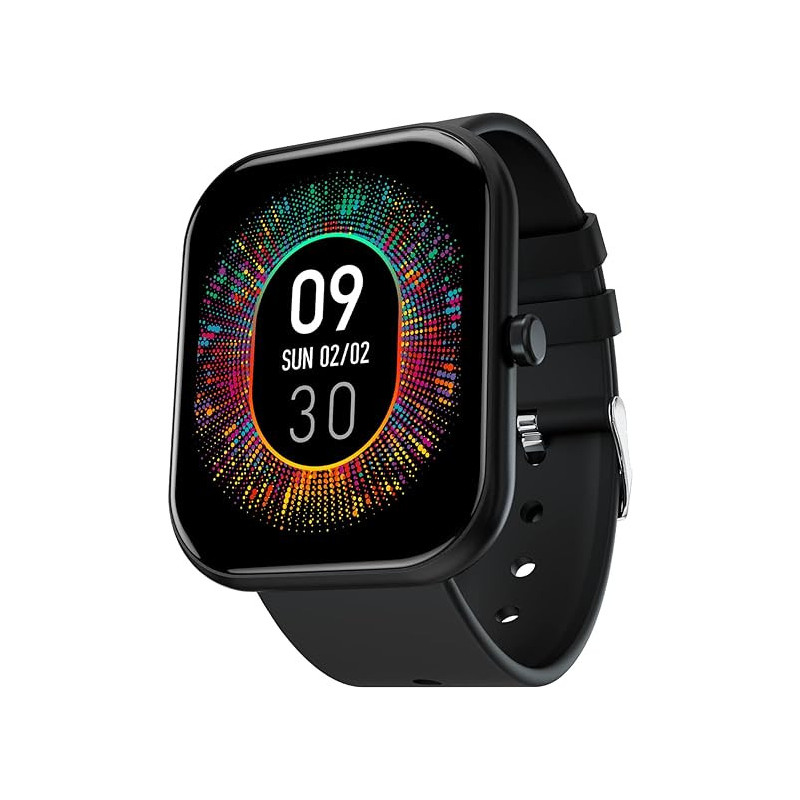 Fire-Boltt Dazzle 1.83 Smartwatch Full Touch Largest Borderless Display & 60 Sports Modes (Swimming) with IP68 Rating, Sp02 Tracking, Over 100 Cloud Based Watch Faces (Black)