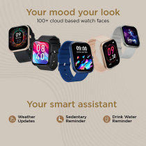 Fire-Boltt Dazzle 1.83 Smartwatch Full Touch Largest Borderless Display & 60 Sports Modes (Swimming) with IP68 Rating, Sp02 Tracking, Over 100 Cloud Based Watch Faces (Black)
