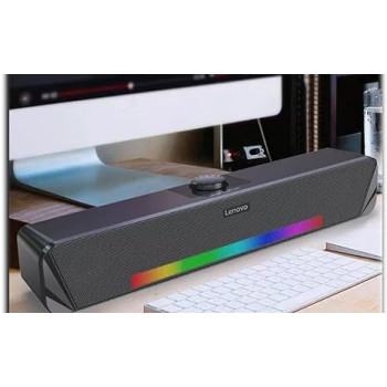 Lenovo thinkplus Desktop Sound Bar TS33BK Black, TS33-BK