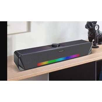 Lenovo thinkplus Desktop Sound Bar TS33BK Black, TS33-BK