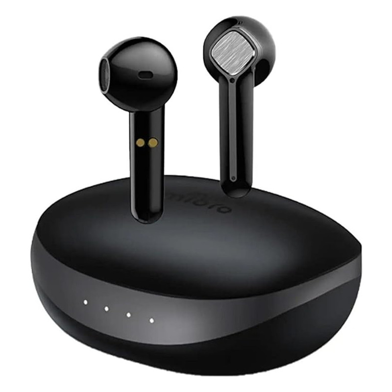 Mibro S1 True Wireless Earbuds HiFi Stereo Noise Cancelling, 35hrs Long Battery Life, Bluetooth 5.3, IPX5 Waterproof - Black