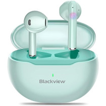 Blackview Wireless Earbuds Airbuds6,Bluetooth Headphones in-Ear,Bluetooth 5.3,Long Playtime,Touch Control,IPX7 Waterproof Sport Wireless Headphones-Green