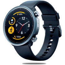 Mibro A1 Smart Watch 1.28-inch HD Display Touch Screen Ultra-thin Metal Bluetooth 5.0 20 Sport Modes Fitness Watch Heart Rate Monitoring 270mAh Long Battery Life 5ATM - Black