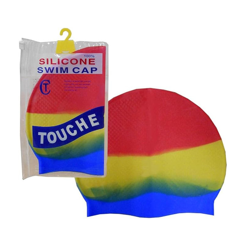 Touche Silicone Swim Cap (Multicolor)