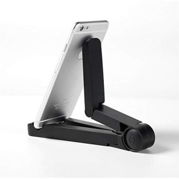 Adjustable Portable Horizontal & Vertical Plastic Foid Tablet Stand Non Skid