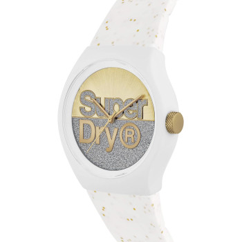 Superdry SYL273W Casual Watch, White, strap