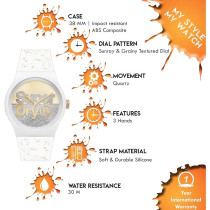 Superdry SYL273W Casual Watch, White, strap