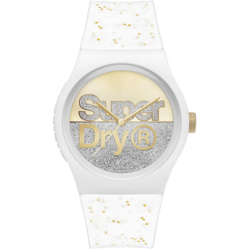 Superdry SYL273W Casual Watch, White, strap