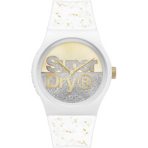 Superdry SYL273W Casual Watch, White, strap