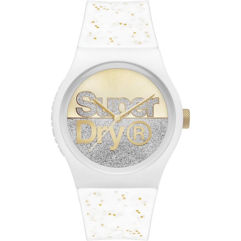 Superdry SYL273W Casual Watch, White, strap