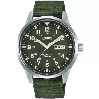 Lorus Green Strap Automatic...