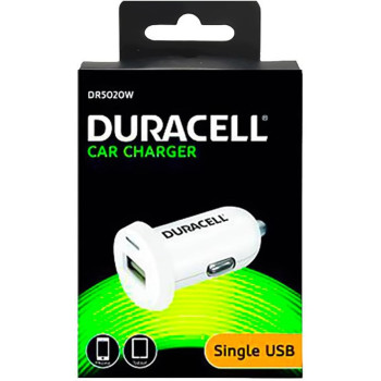 Duracell DR5020W in car charger head only 2.4A 12V White EB