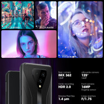 Blackview BL5000 Rugged Phone Unlocked, Dual 5G MTK Dimensity 700 Octa-Core Pro Gaming System, Android 11, 8GB/128GB, 30W Fast Charging, Ultra Wide, 4980mAh - Black