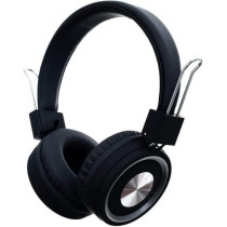 SODO SD-1002 Wireless, Wired Headphone Born To Music Built In Microphone Walk and Talk - Black
