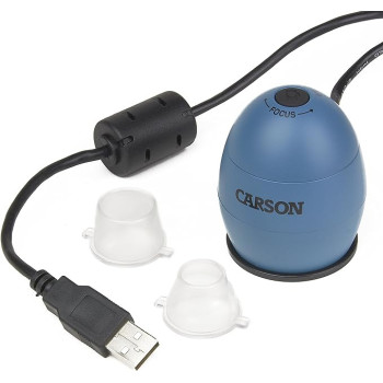 Carson zOrb USB Digital Computer Microscope with 53x Magnification (Based on 21 inch Monitor) 35x