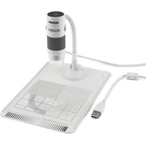 Carson MM-840 eFlex 75-300x USB Digitalmikroskop mit LED, Schwanenhals und Messplatte