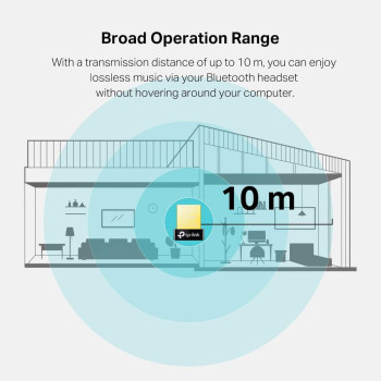 TP-Link UB400 USB Bluetooth Adapter for PC, 4.0 Bluetooth Dongle Receiver