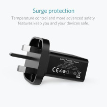 Anker USB Charger 4.8A/24W 2-Port USB Wall Charger for iPhone, android and more