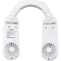lieDIUn USB Physical Cooling Travel Hanging Neck Cooler Earphone Design Sport Smart Fan for Home Office Travel Indoor Outdoor (White)