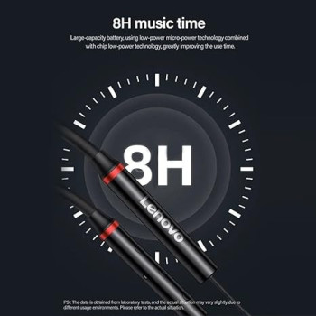 Lenovo He05X Black, Wireless