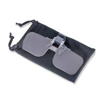 Carson OD-10 Clip and Flip Hands-Free 1.5x (+2.25) Magnifying Lenses, Grey
