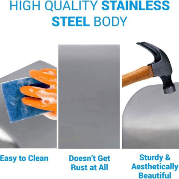 Adesign Automatic Commercial Hand Dryers for Bathrooms, 1800W Heavy Duty, Compact Electric Hand Dryer Blower, White