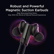 Lenovo Wireless Neckband In-Ear Earphone He01 (Black)
