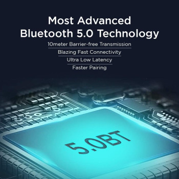 Lenovo Wireless Neckband In-Ear Earphone He01 (Black)