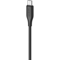 LAZOR Flux CM85 USB-A TO Micro-USB Fast Charging Cable, Premium 1 Meter,3A Fast Sync and Charge Cable,Black