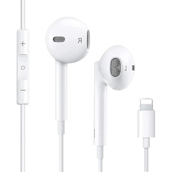 BOWIS for iPhone Earphones Wired Headphones Built-in Mic&Volume Control & Noise Cancellation In-Ear Earphones Earbuds Support for all iOS