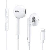 BOWIS for iPhone Earphones Wired Headphones Built-in Mic&Volume Control & Noise Cancellation In-Ear Earphones Earbuds Support for all iOS