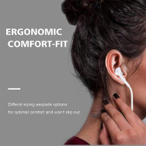 BOWIS for iPhone Earphones Wired Headphones Built-in Mic&Volume Control & Noise Cancellation In-Ear Earphones Earbuds Support for all iOS