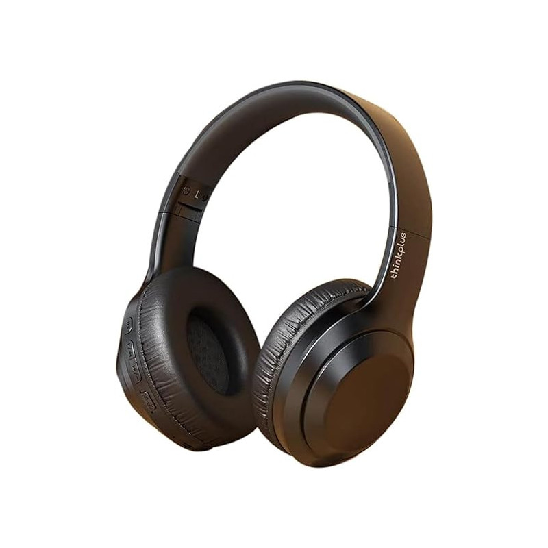 Lenovo thinkplus Headphones TH10 (Black), Wireless, Wired